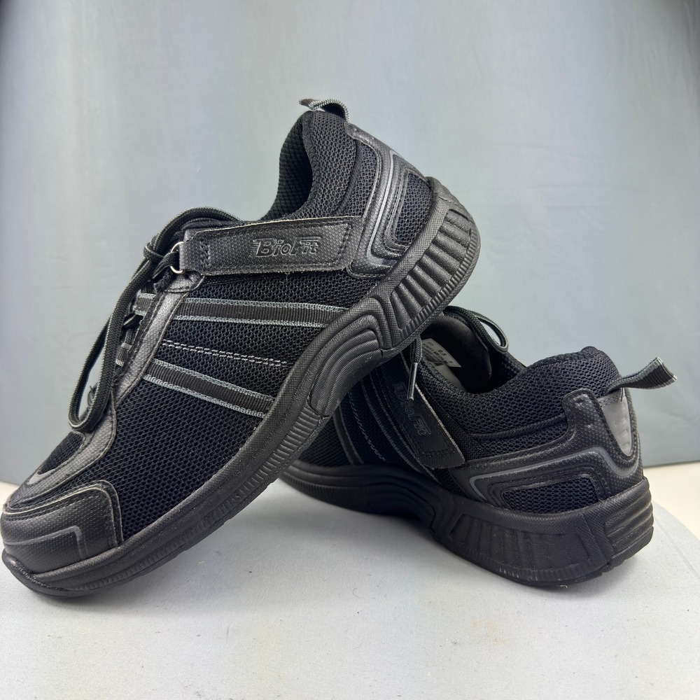 Orthofeet BioFit 911 Walking Shoes Women 9.5 Black Mesh Athletic Sneakers